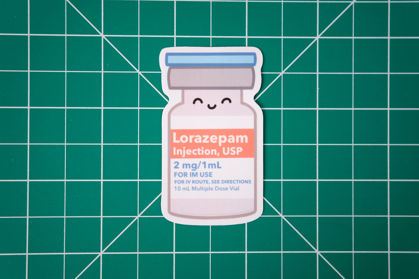 Ativan Cute Nurse Stickers, Medicine Stickers