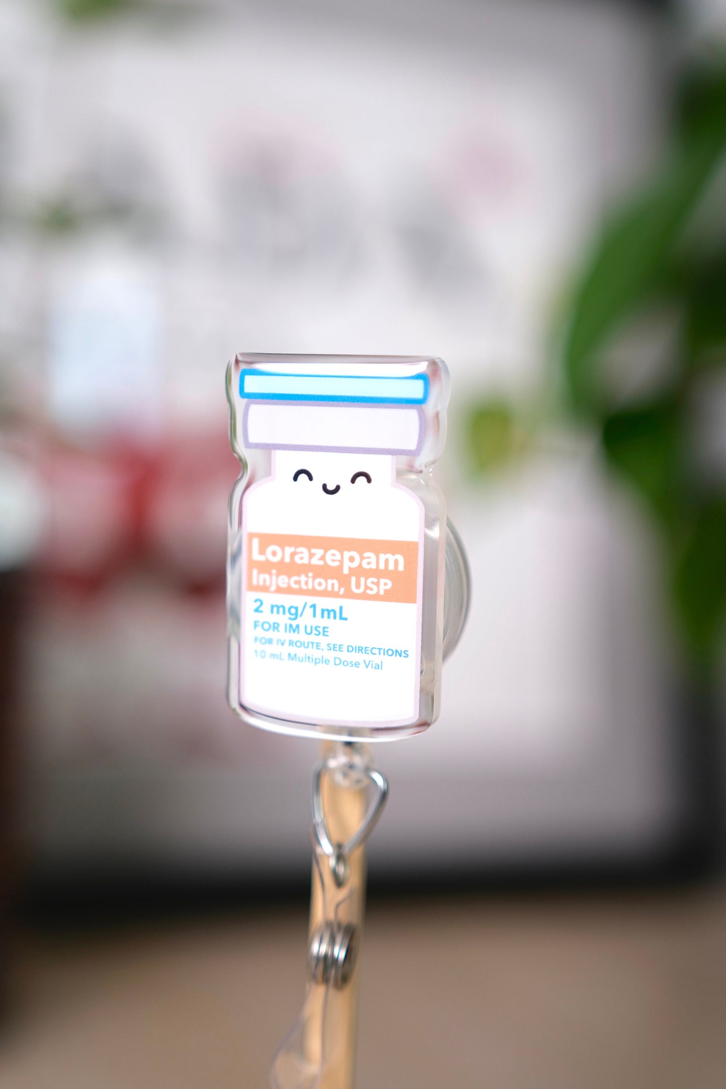 Ativan Personalized Nurse Badge Reel, Nursing Badge Reel