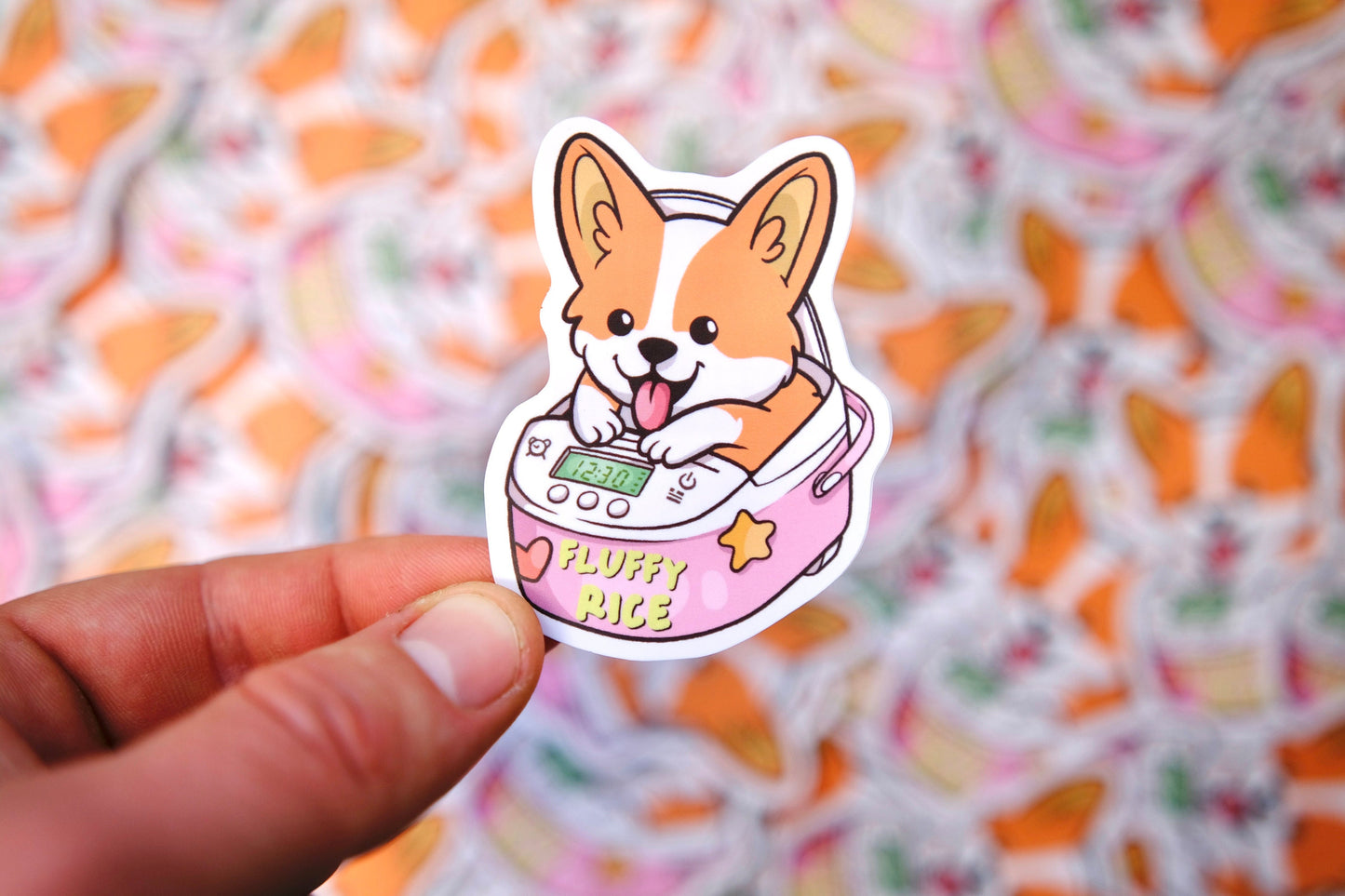 Corgi Vinyl Sticker - Cute Nurse Stickers