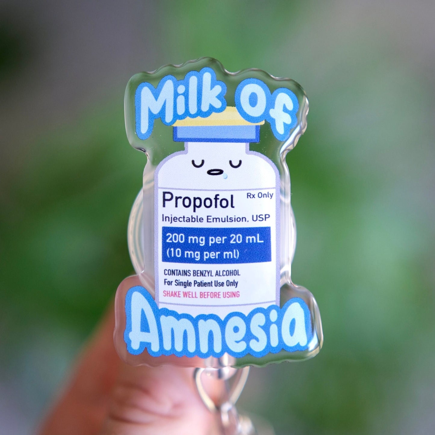 Custom Propofol Nurse Badge Reel