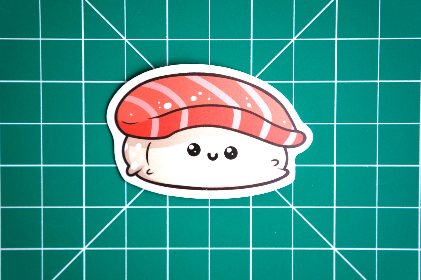 Salmon Nigiri Vinyl Sticker, Cute nurse stickers