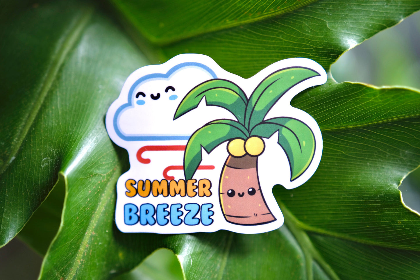 Summer Breeze Vinyl Sticker, Cute Nurse Stickers