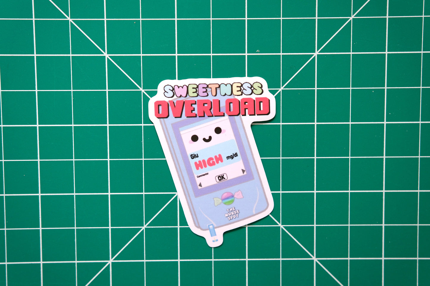 Sweetness Overload Vinyl Nurse Stickers, Cute Nursing Stickers