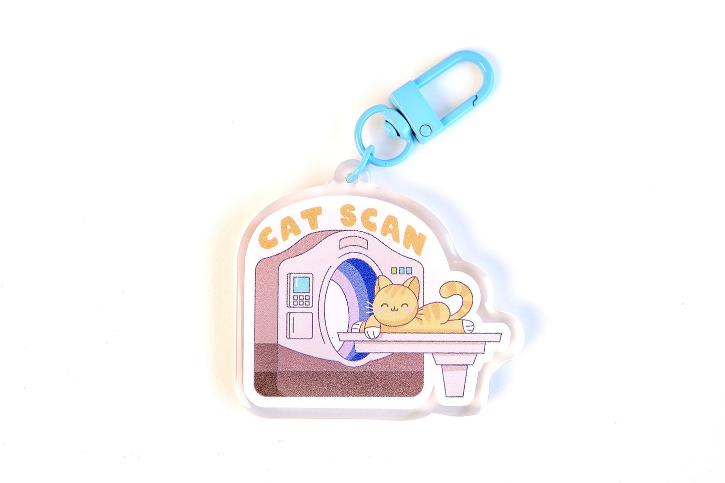 CAT Scan Keychain, Radiology, CT Tech, Rad Tech, Radiology Keychain, Cute Nursing Gifts, Custom Keychain