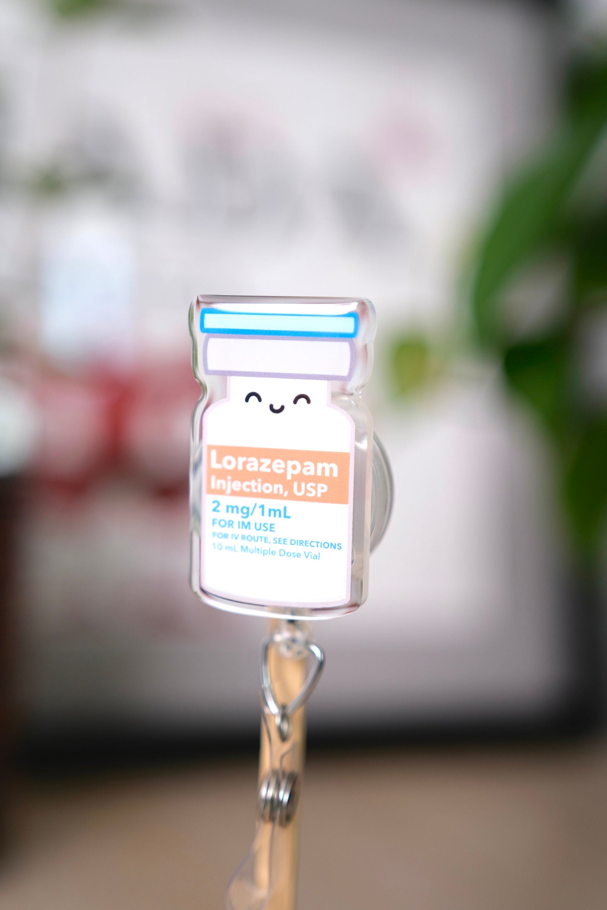 Ativan Personalized Nurse Badge Reel, Nursing Badge Reel