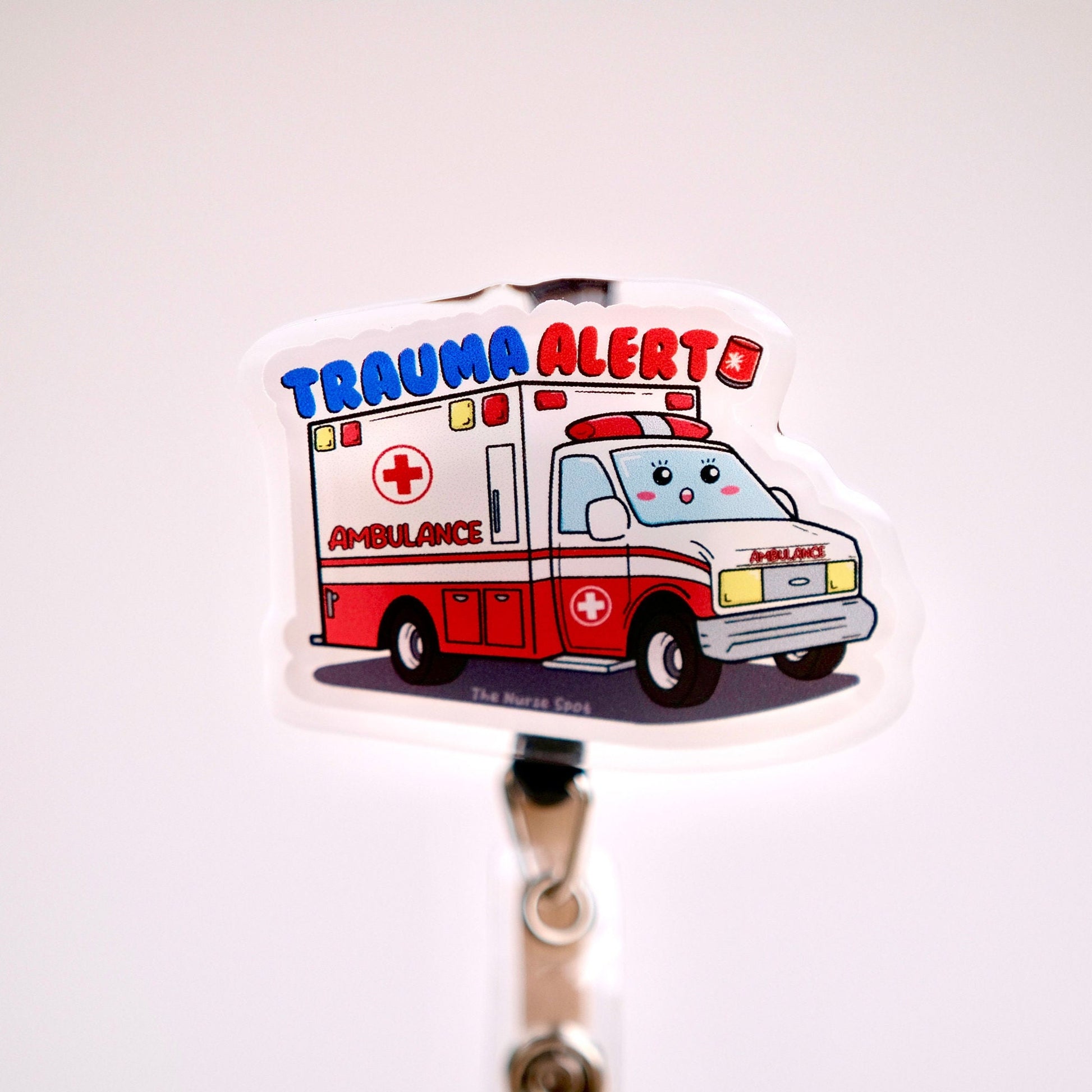 Custom Ambulance Badge Reel, Nursing Badge Reel