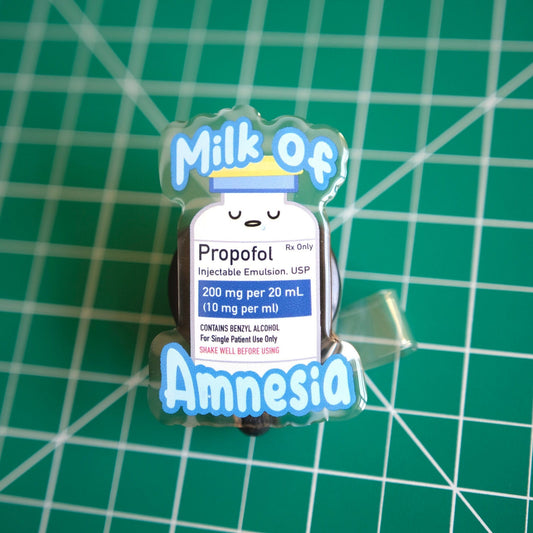 Custom Propofol Nurse Badge Reel