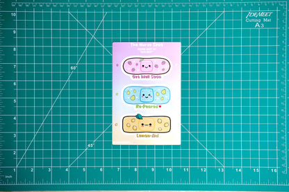 Cute Fruit Sticker Sheet - Cute Nurse Stickers