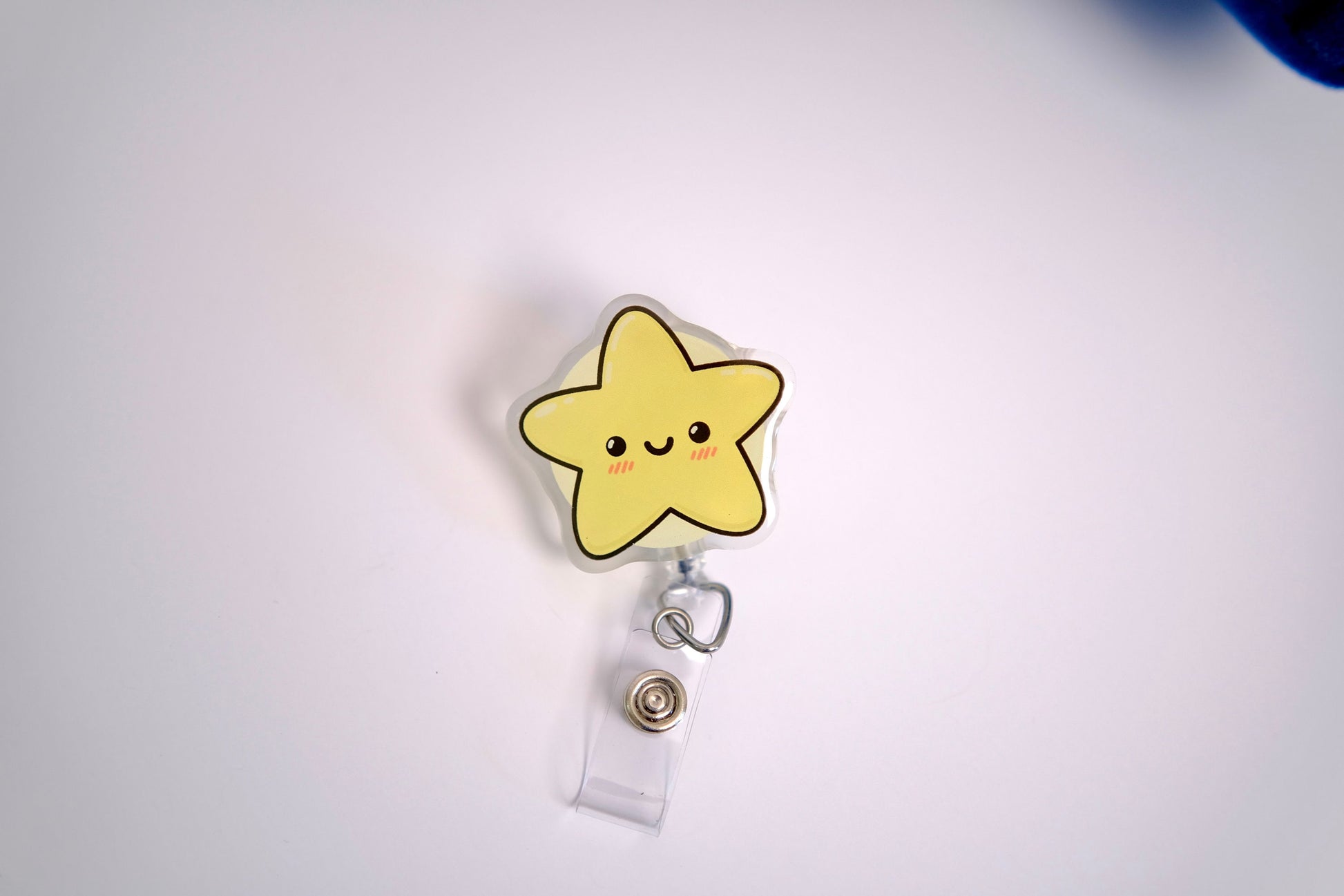 Cute Kawaii Star Nurse Badge Reel