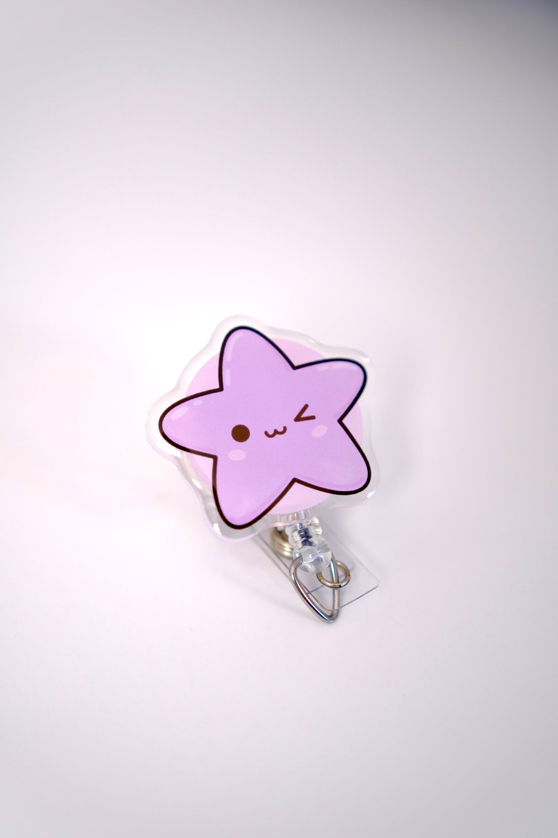 Cute Kawaii Star Nurse Badge Reel