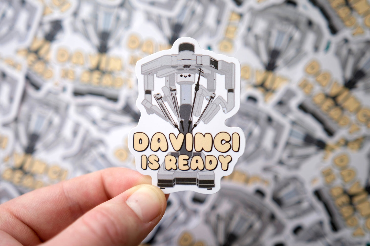Davinci is Ready - Vinyl Healthcare Stickers