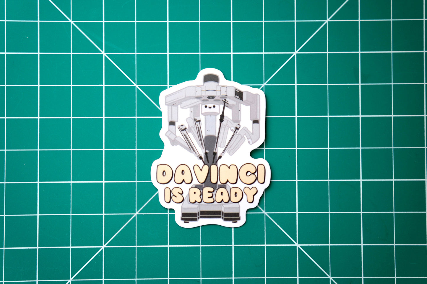 Davinci is Ready - Vinyl Healthcare Stickers