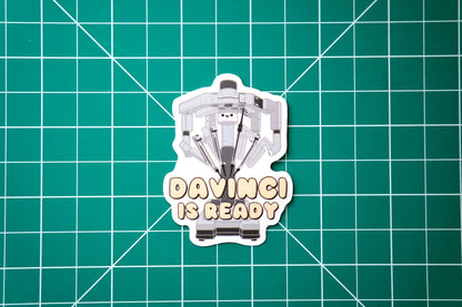 Davinci is Ready - Vinyl Healthcare Stickers