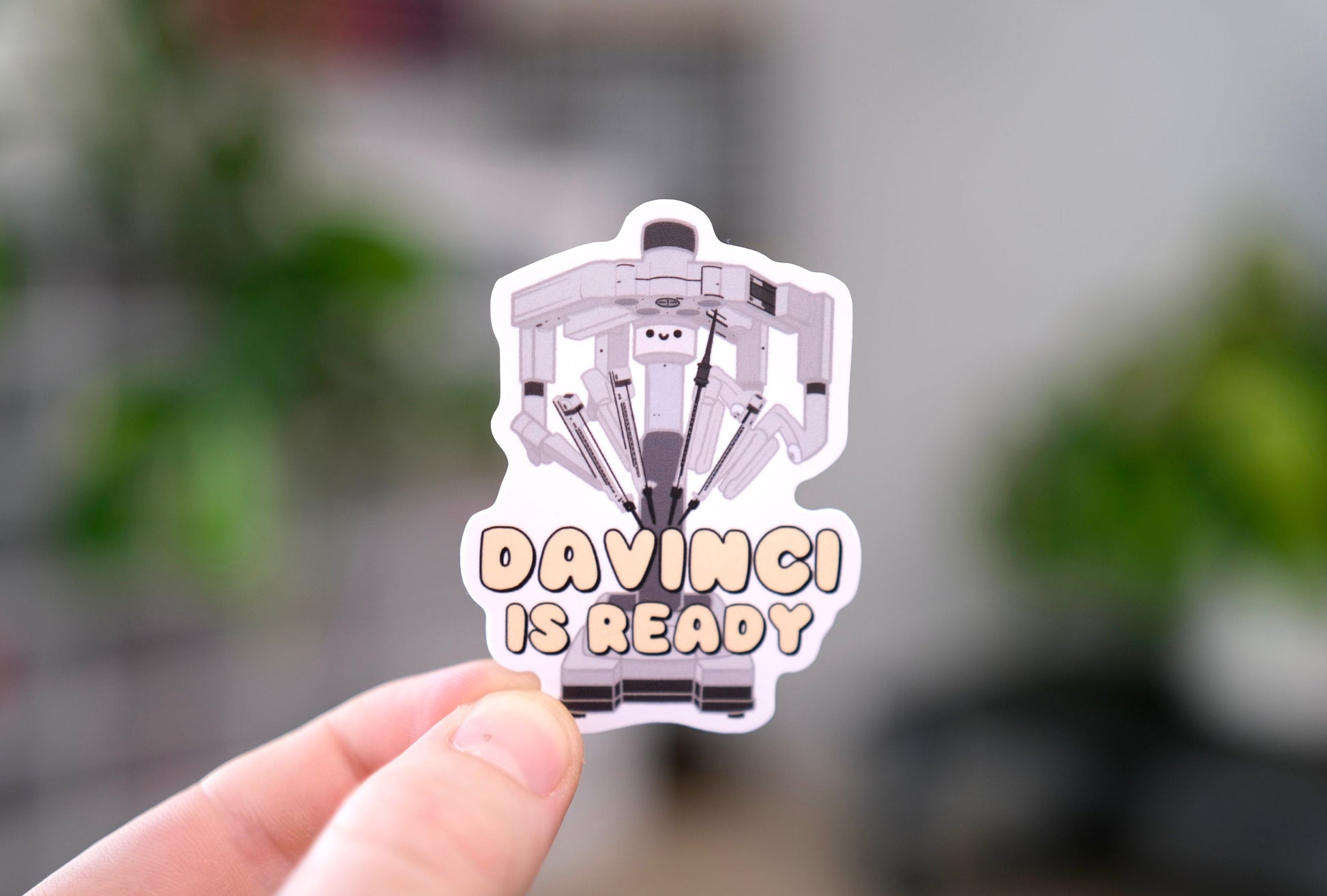 Davinci is Ready - Vinyl Healthcare Stickers