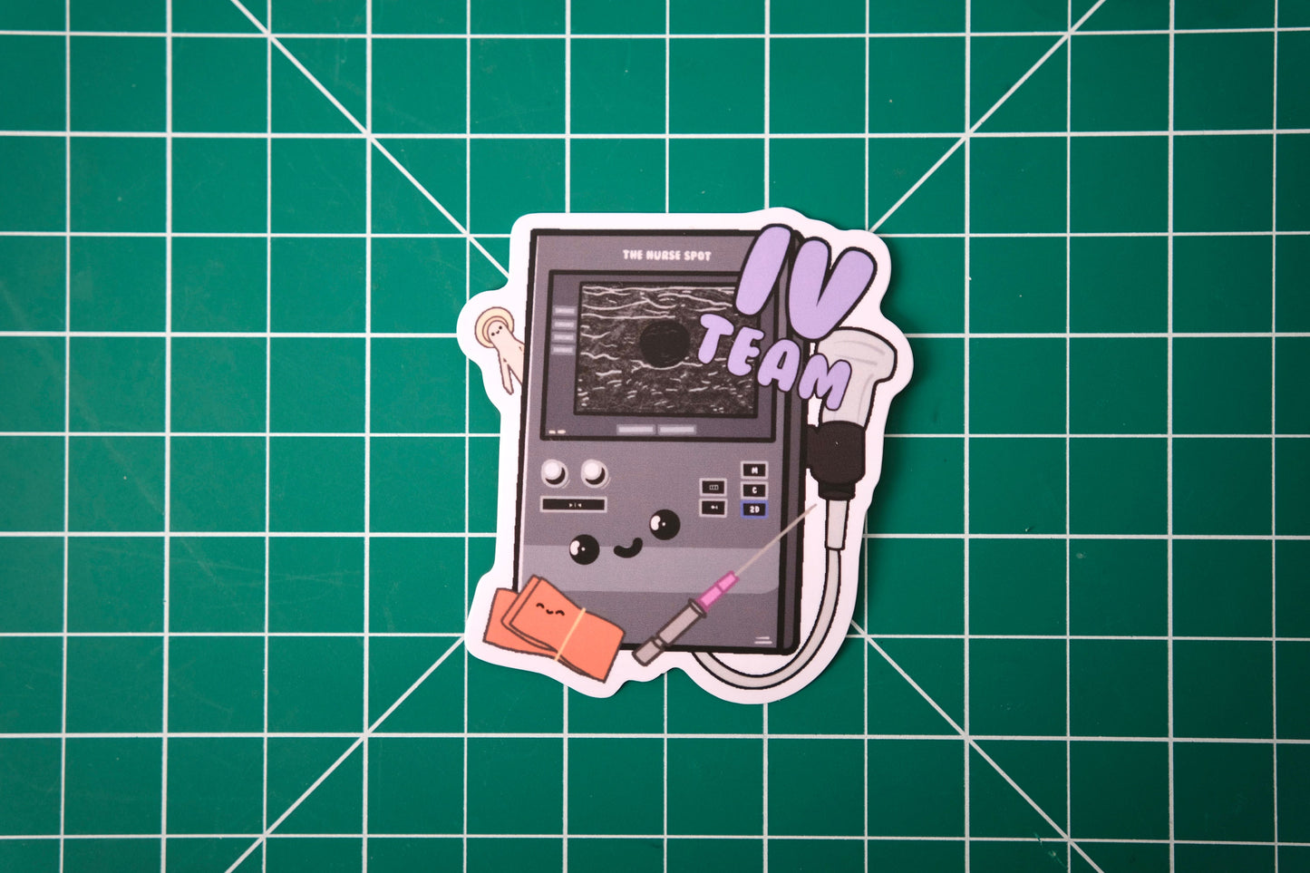 IV Team - Vinyl Healthcare Stickers, Cute Nursing Gifts
