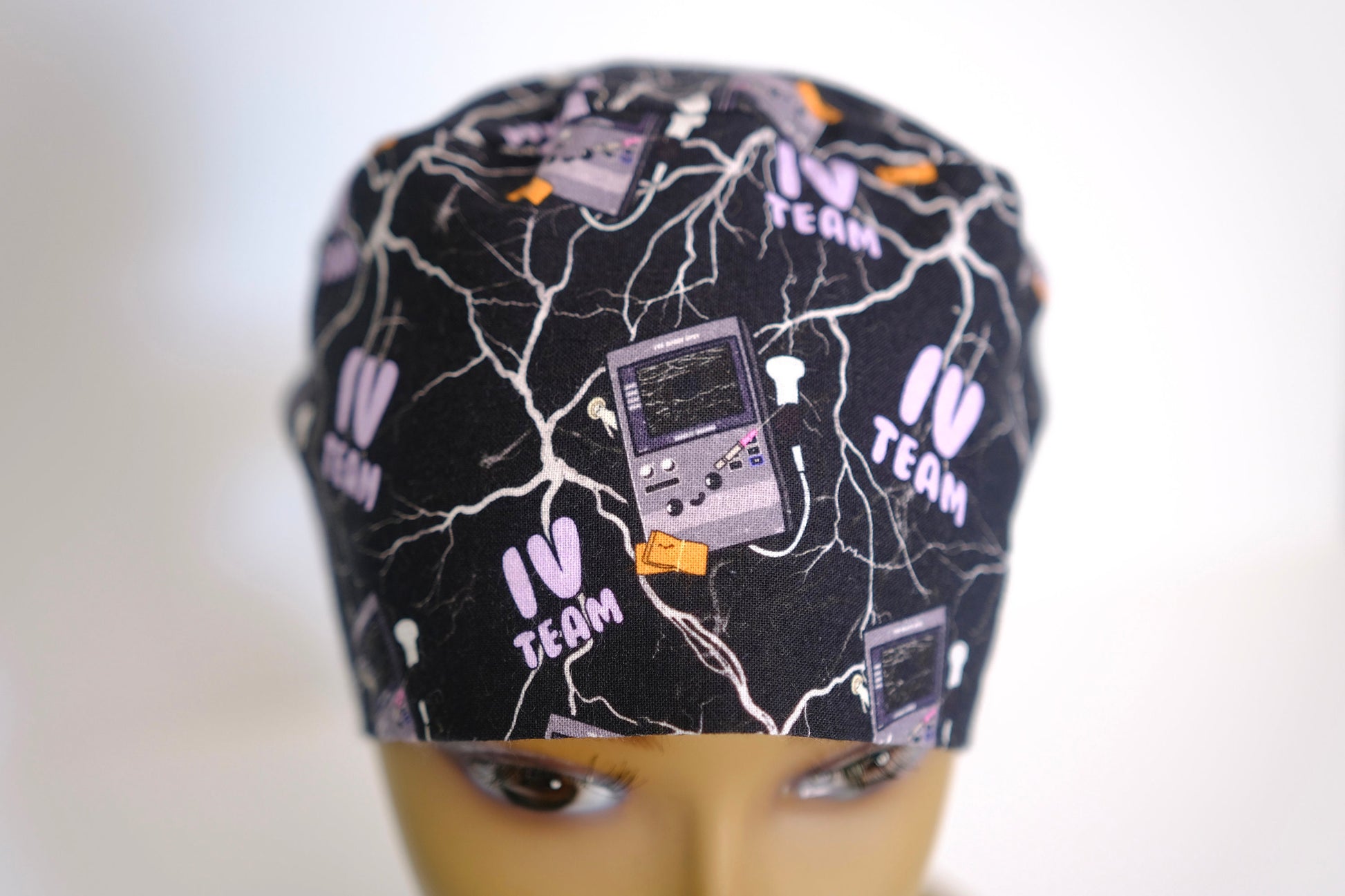 IV Team Scrub Cap - Scrub Caps for Women Ponytail