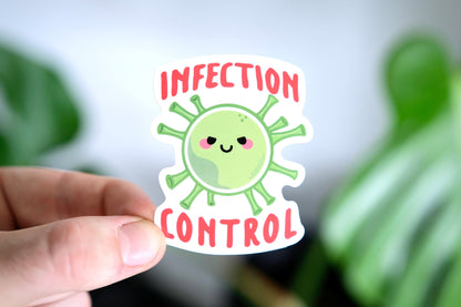 Infection Control Vinyl Healthcare Stickers