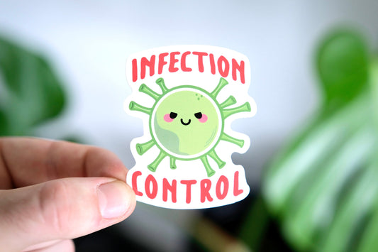 Infection Control Vinyl Healthcare Stickers