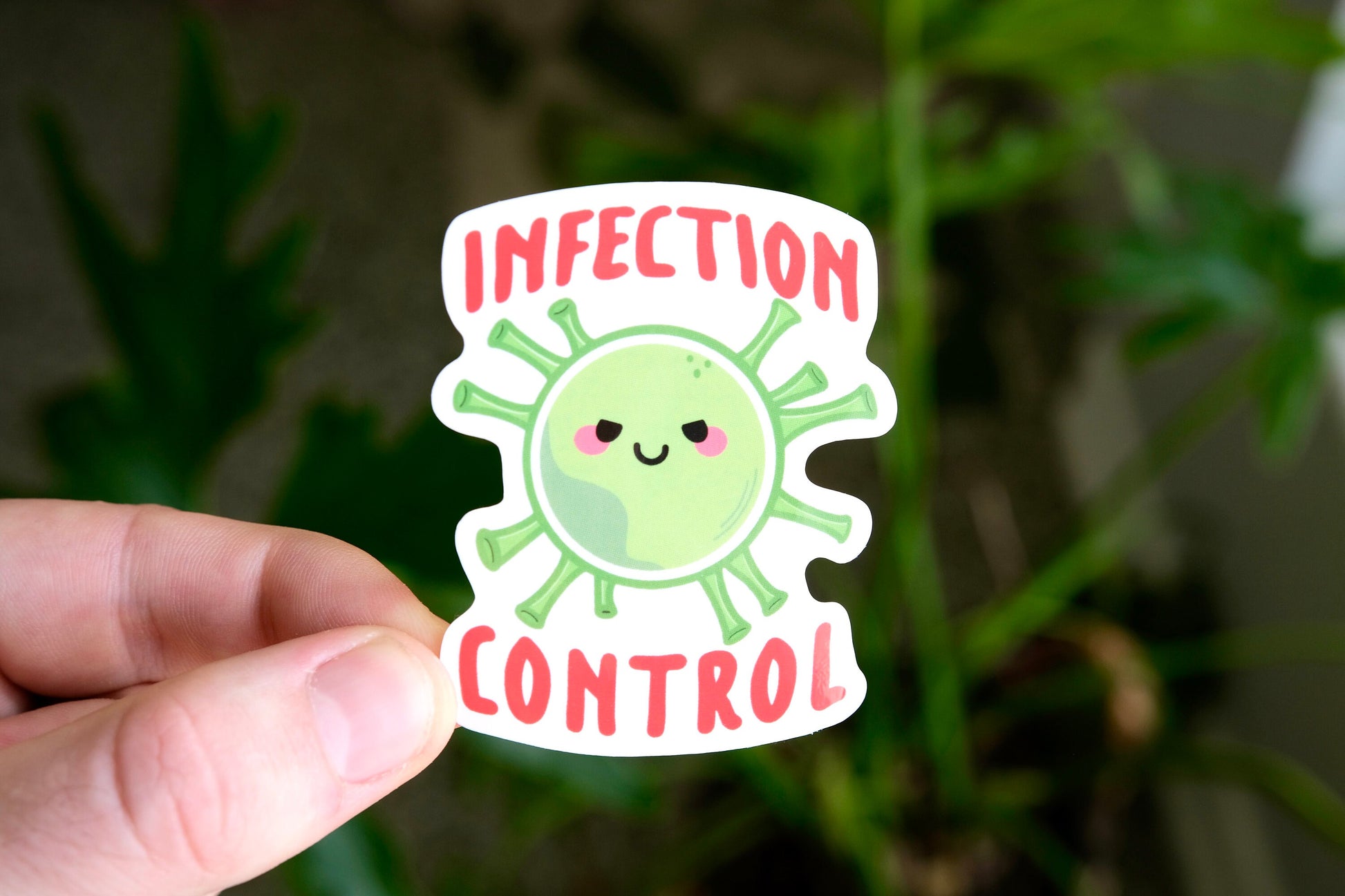 Infection Control Vinyl Healthcare Stickers