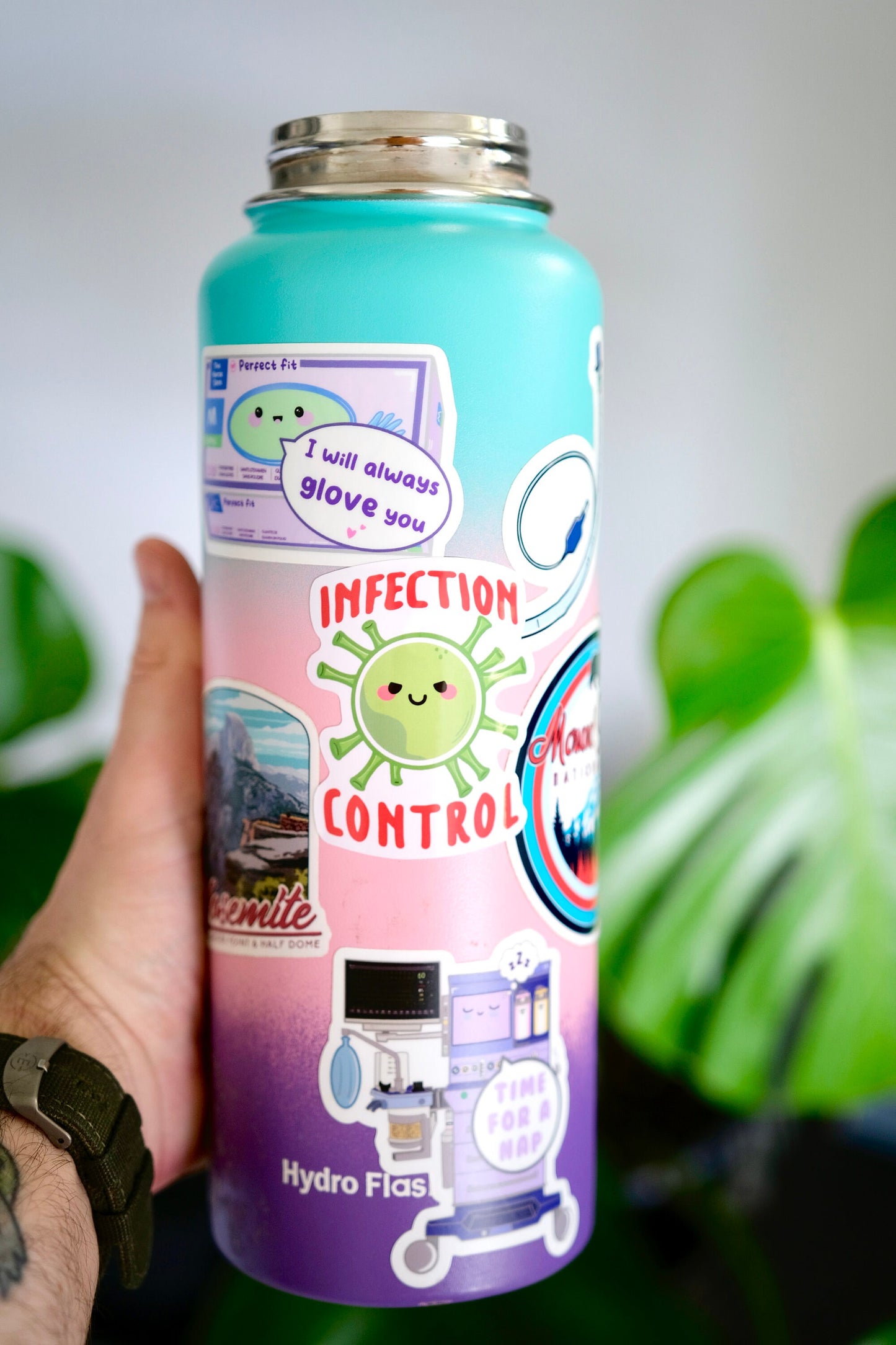 Infection Control Vinyl Healthcare Stickers