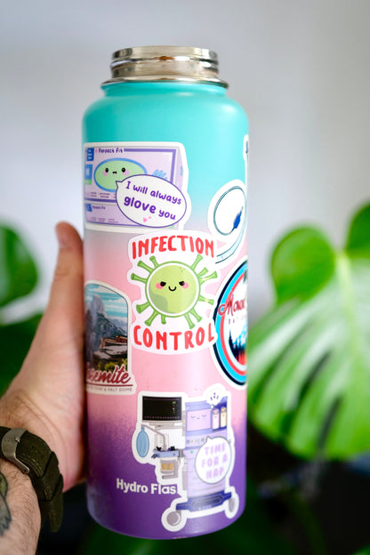 Infection Control Vinyl Healthcare Stickers
