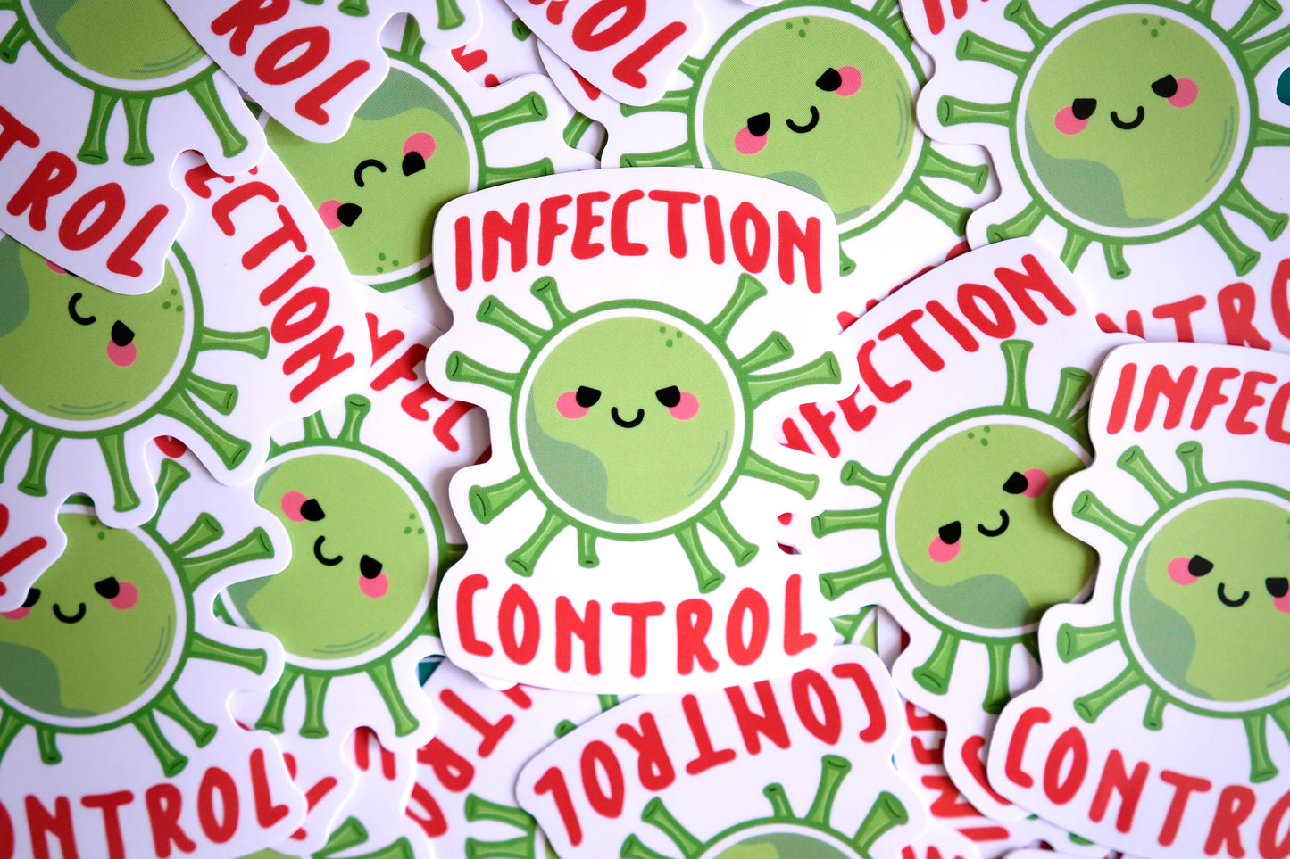 Infection Control Vinyl Healthcare Stickers