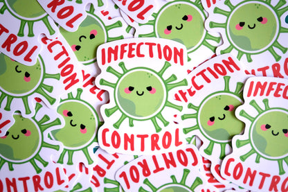Infection Control Vinyl Healthcare Stickers