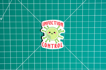 Infection Control Vinyl Healthcare Stickers