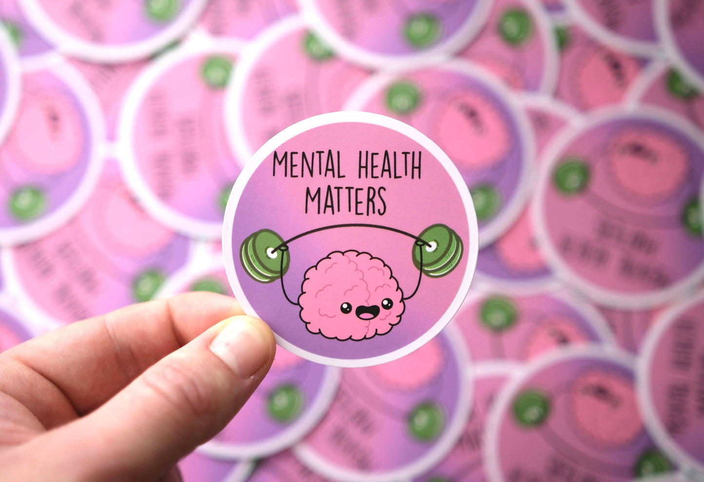 Mental Health Matters Vinyl Sticker, Cute Nurse Stickers