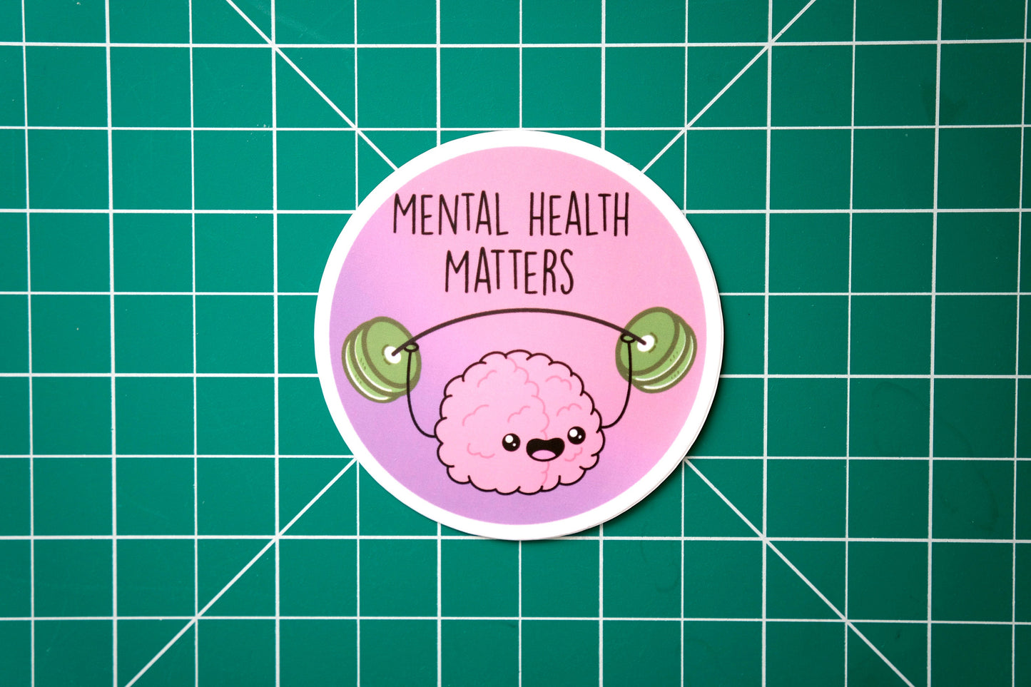 Mental Health Matters Vinyl Sticker, Cute Nurse Stickers