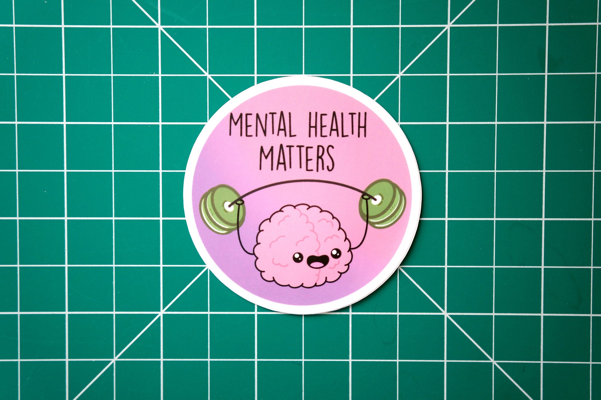 Mental Health Matters Vinyl Sticker, Cute Nurse Stickers