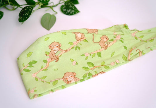 Monkey Scrub Cap - Scrub Caps for Women Ponytail, Surgical Cap