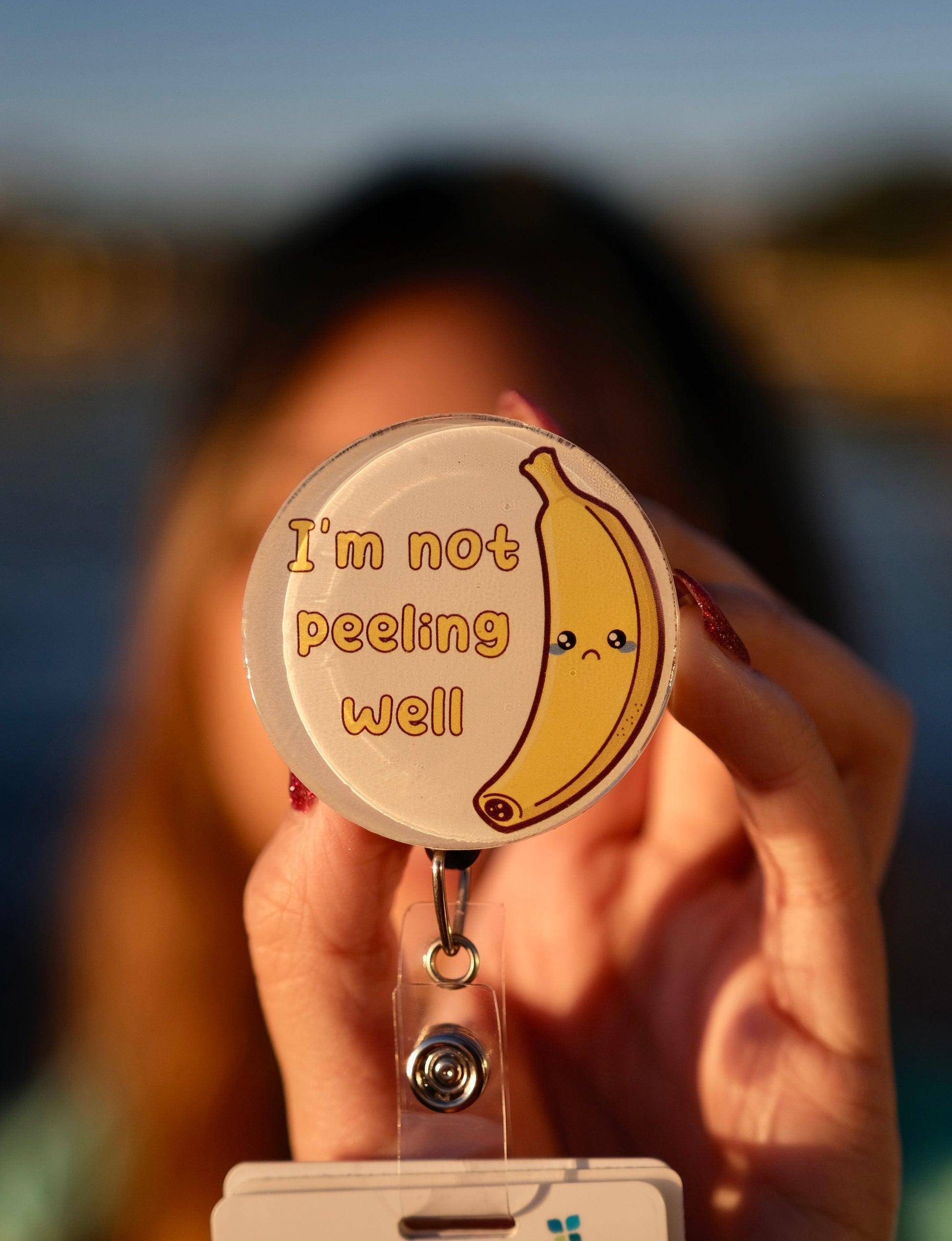 Personalized Cute Nurse Fuel Badge Reel