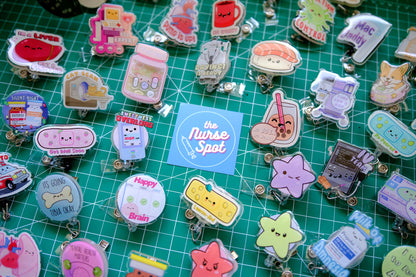 Pick 12 Cute Nurse Badge Reels - Unit Bundle