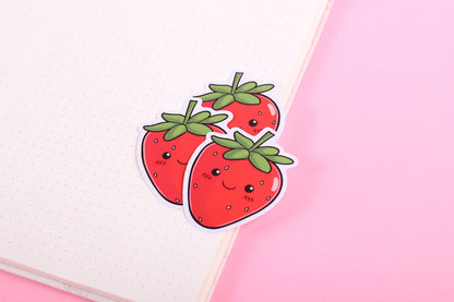 Strawberry Matte - Cute Nurse Sticker