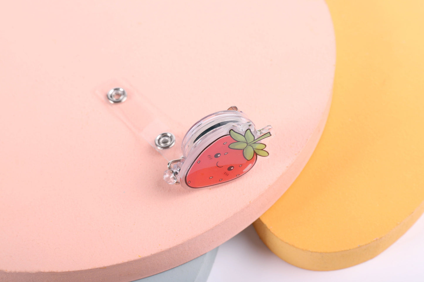Strawberry Nurse Badge Reel - Custom Nurse Badge Reel