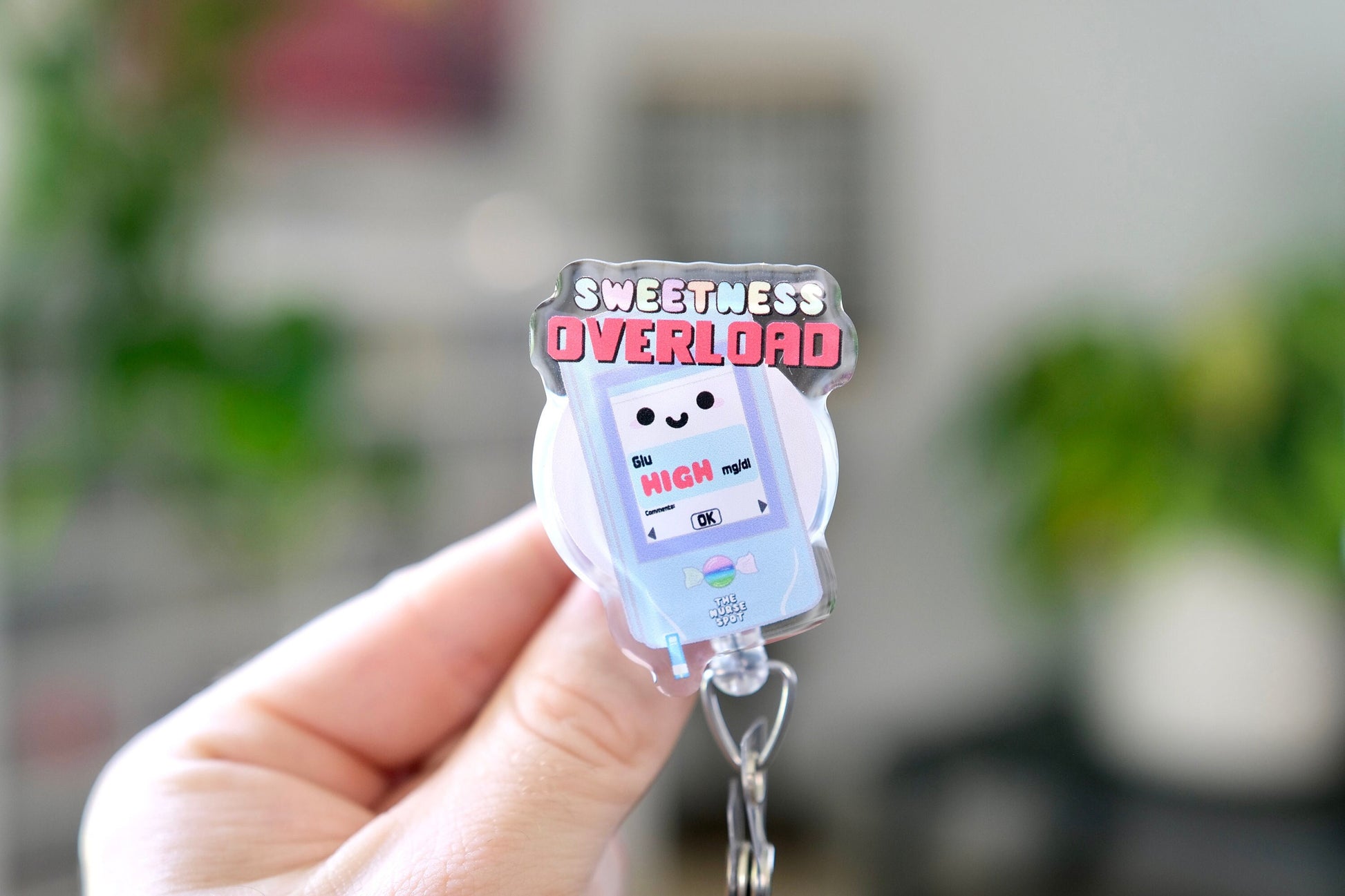 Sweetness Overload - Custom Nurse Badge Reel