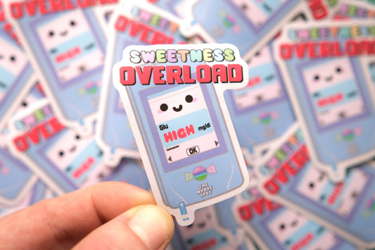 Sweetness Overload Vinyl Nurse Stickers, Cute Nursing Stickers