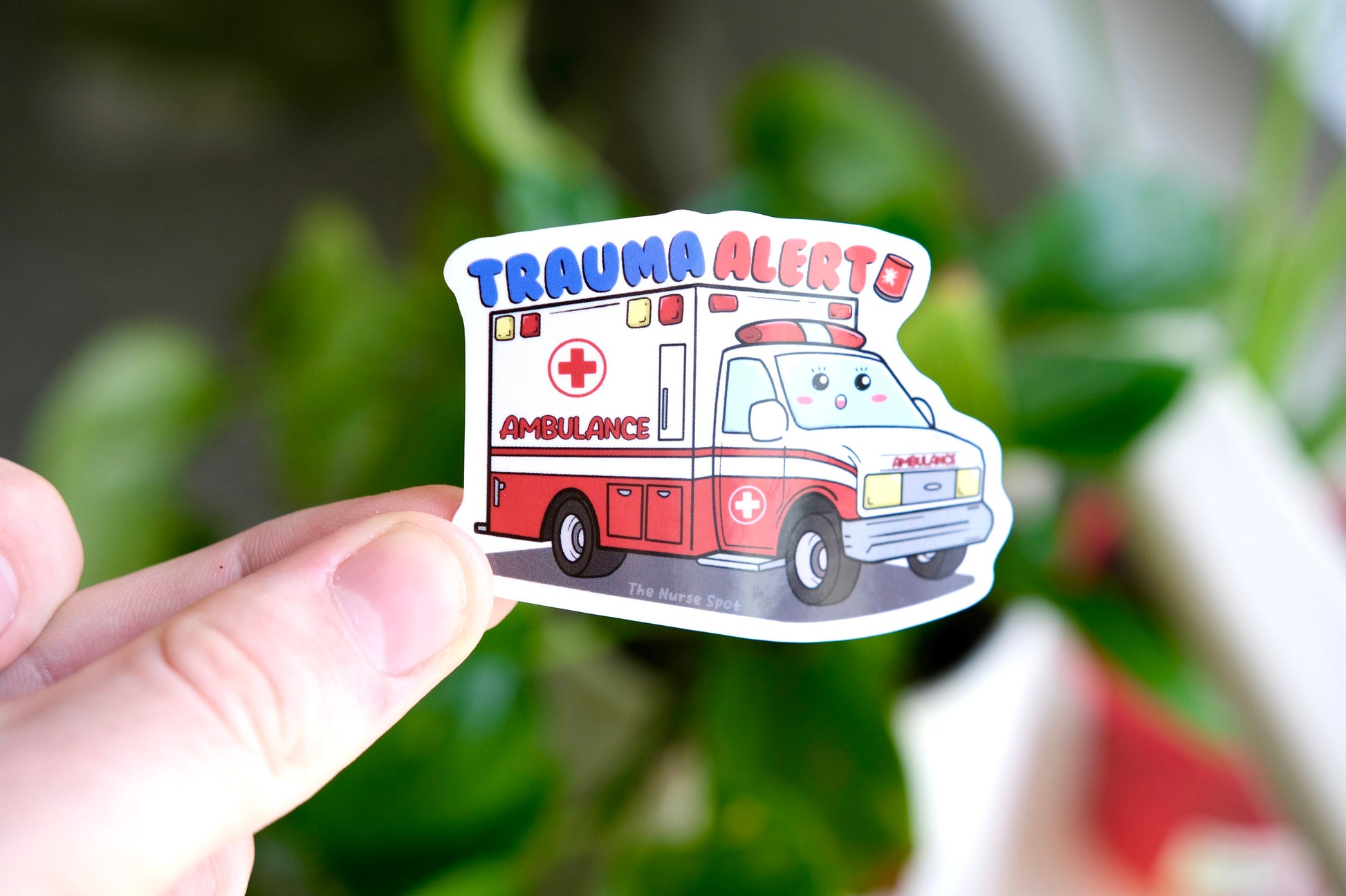 Trauma Alert Vinyl Healthcare Stickers, Medicine Sticker