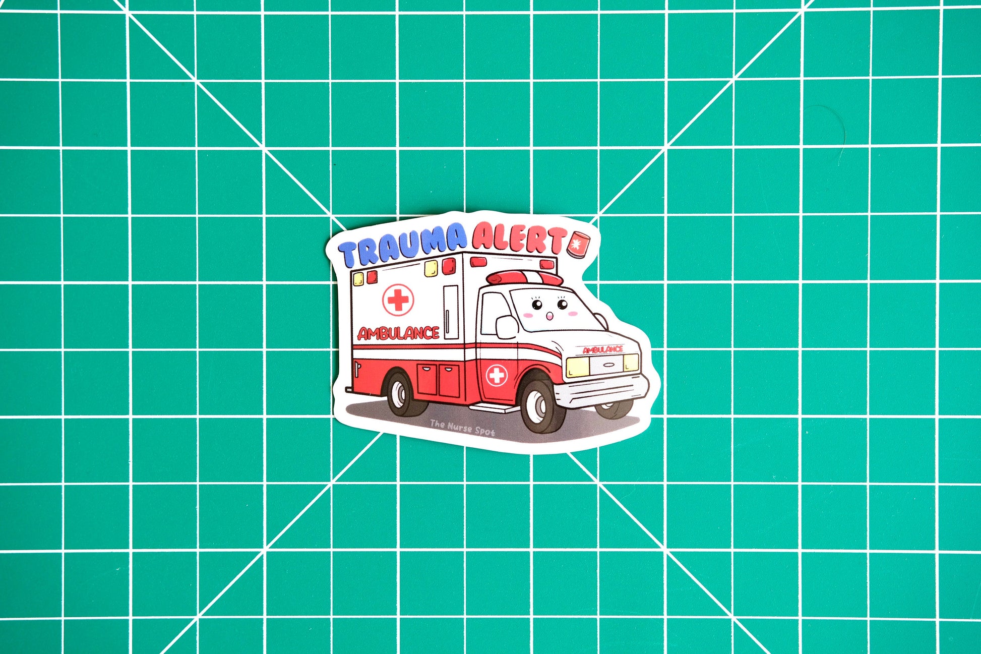 Trauma Alert Vinyl Healthcare Stickers, Medicine Sticker
