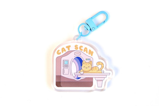 CAT Scan Keychain, Radiology, CT Tech, Rad Tech, Radiology Keychain, Cute Nursing Gifts, Custom Keychain