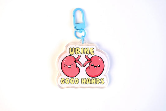 Urine Good Hands Keychain, Cute Nursing Gifts, Kawaii Keychain, Dialysis Nurse, Medical Puns