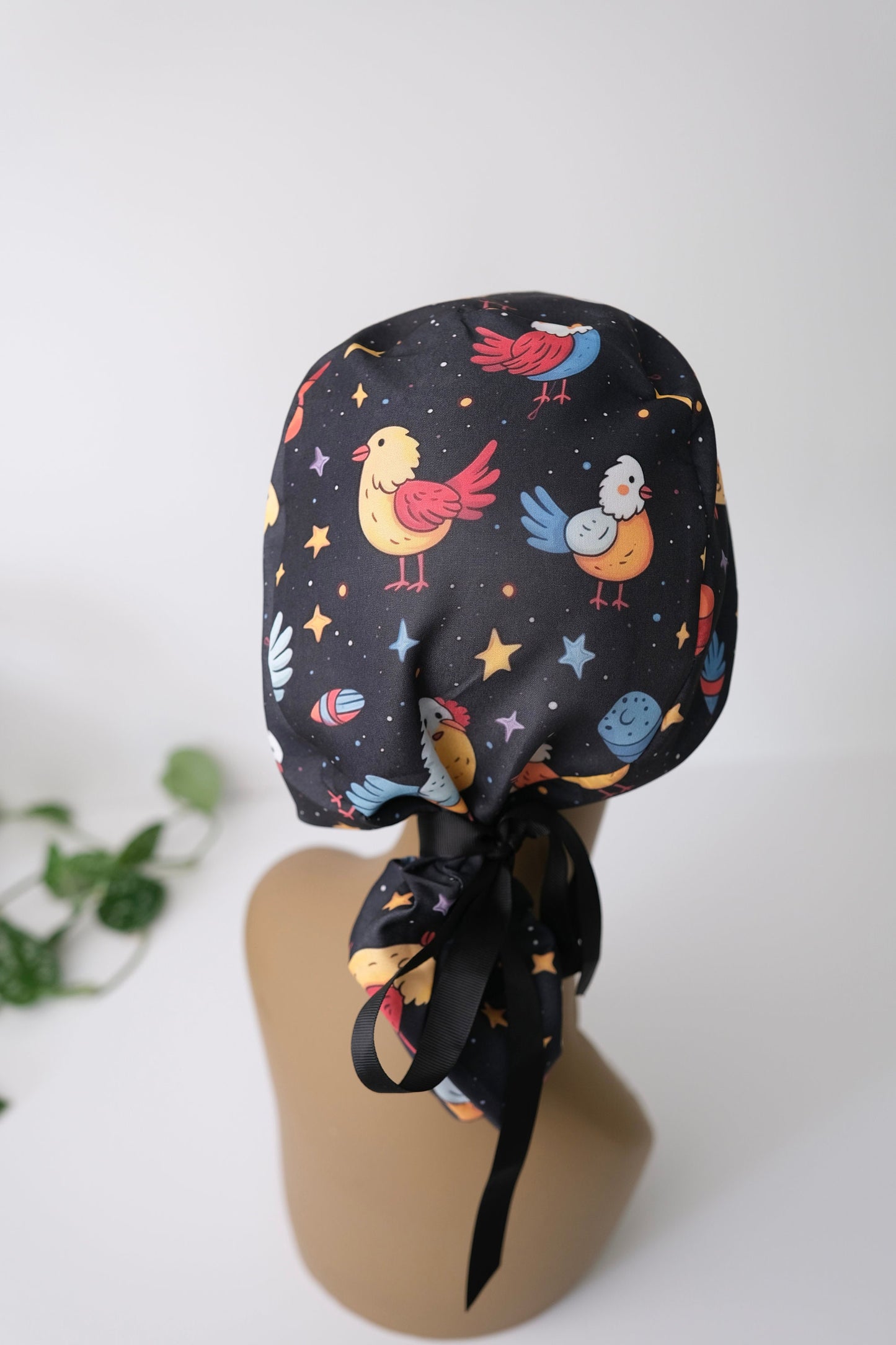 Space Chickens Scrub Cap