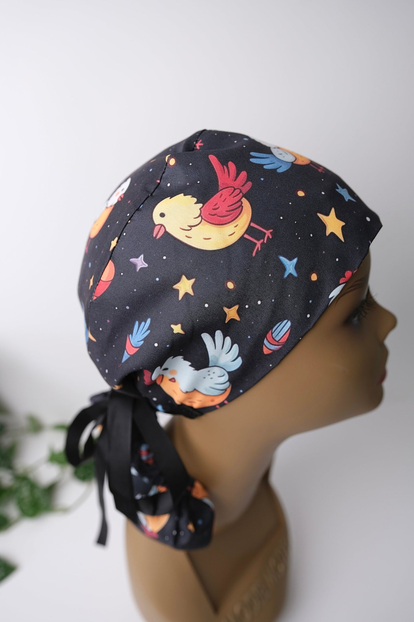 Space Chickens Scrub Cap